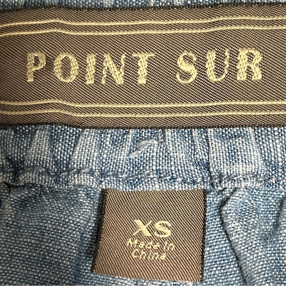 J. CREW Point Sur Seaside Chambray Drawstring Shorts Women's Size XS - Picture 14 of 16